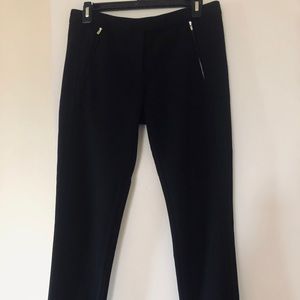 Maje low rise straight black pants